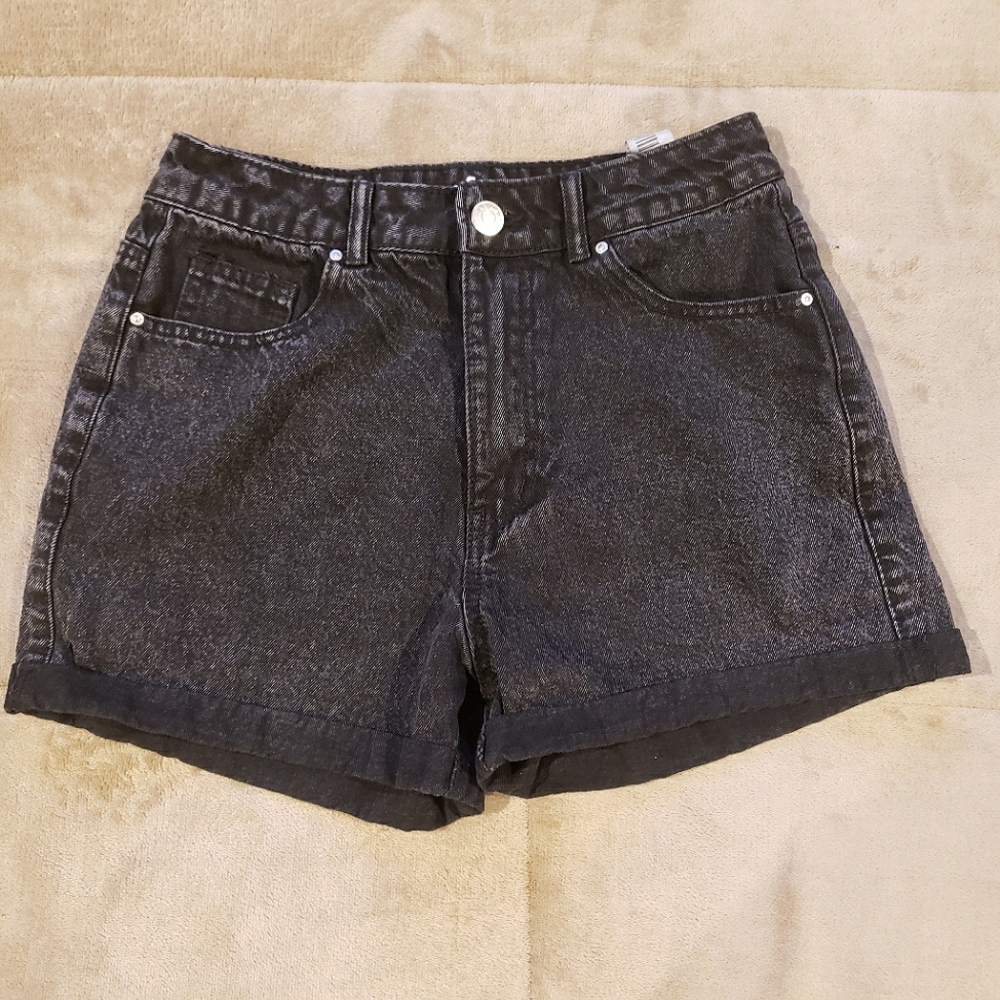 Refuge Black Denim Shorts 100% Cotton Size 5